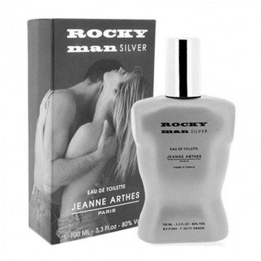 Jeanne Arthes Rocky Man Silver EDT Perfume 100ml - Thescentsstore